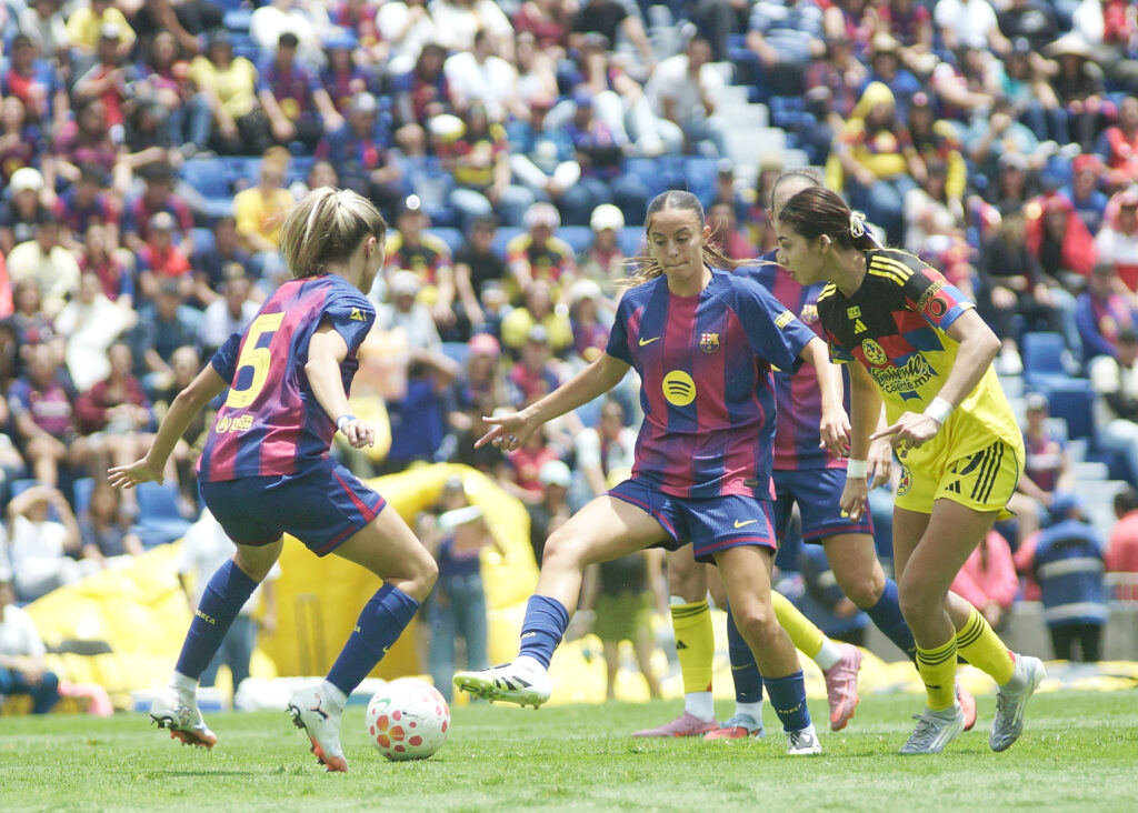 América Femenil cayó 1-2 ante Barcelona en duelo Amistoso Internacional Campeonas 2025